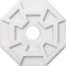 Ekena Millwork Logan Architectural Grade PVC Contemporary Ceiling Medallion, 14"OD x 3"ID x 4 3/4"C x 1"P CMP14LG-03000 - alternate 1